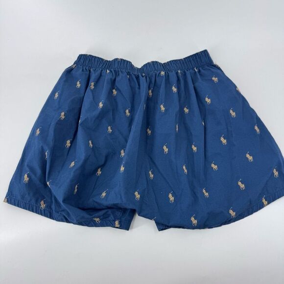 Polo by Ralph Lauren Blue Athletic Shorts with Elastic Waistband - Picture 3 of 6